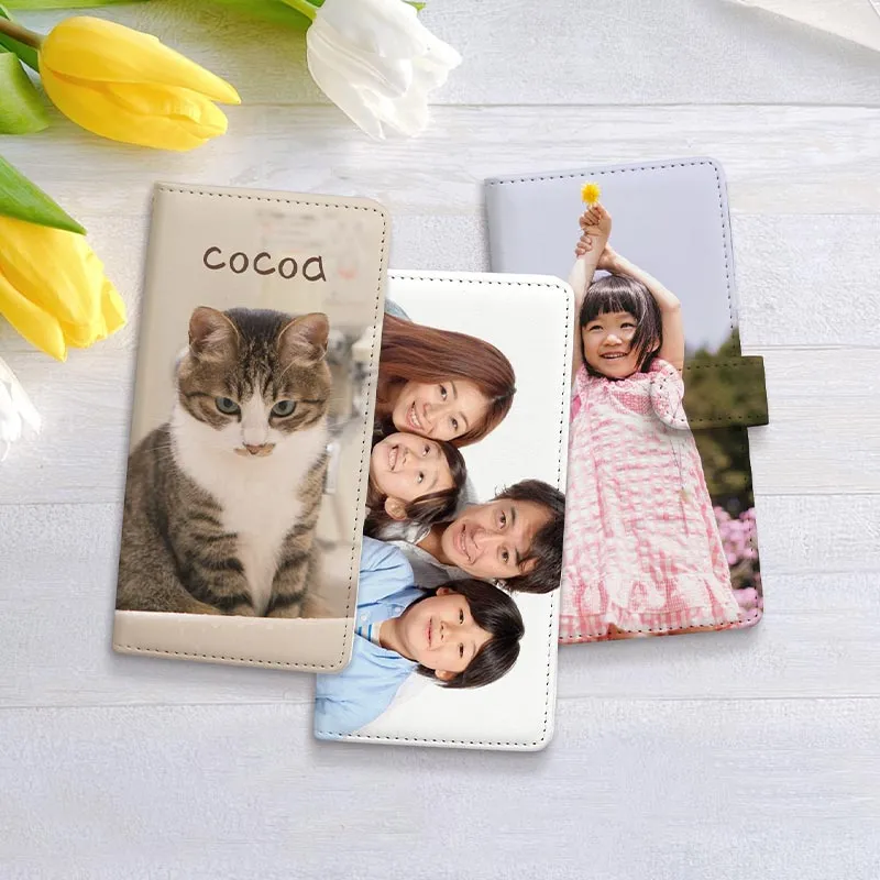 スマホケース 手帳型 全機種対応【オーダーメイド・自分でデザイン】