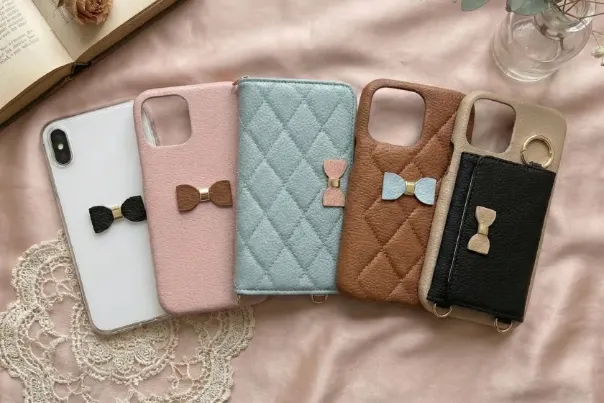 立体リボンシリーズのスマホケース