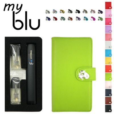 マイブルーケースmyblu手帳型【レザーハイクラス×ビジュー】マイブルーmybluカバーマイブルーケースタバコたばこ煙草禁煙喫煙電子タバコVAPEベイプフレーバー入れ収納女性レディースデコストーン贈り物ギフトメール便送料無料受注生産