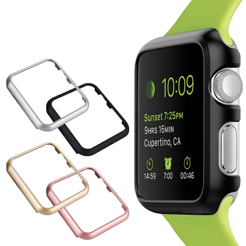 アップルウォッチ カバー【メタリック風orマット】Apple Watch SE SE2  